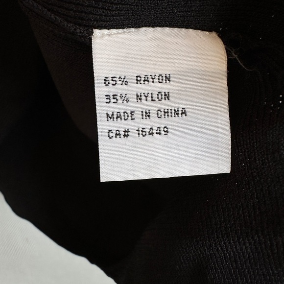 La Madona Black Embellished Butterfly Sweater – Sequin & Satin Appliqué V-Neck - Picture 3 of 8